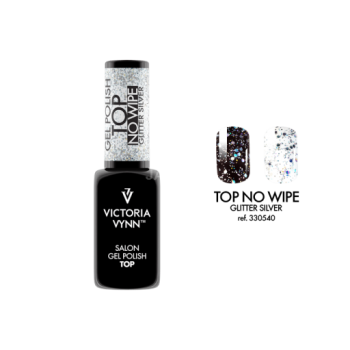 Victoria Vynn - Gel Polish Top No Wipe glitter silver - 8ml