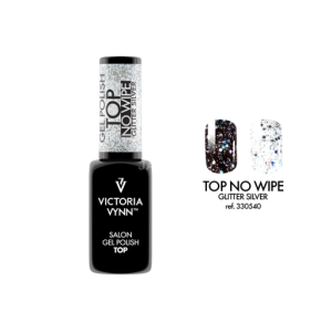 Victoria Vynn - Gel Polish Top No Wipe glitter silver - 8ml