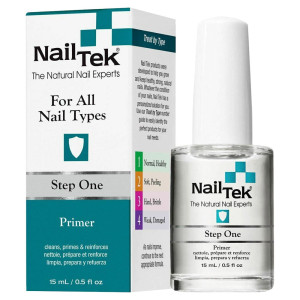 Nail Tek - Step One preparat optymalizujący - odtłuszczacz - 15ml