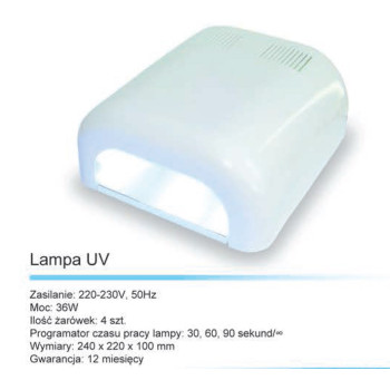 La femme - Lampa UV 36W + 4 wkłady