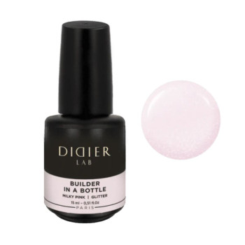 Didier Lab - Żel w butelce Milky Pink Glitter 15ml