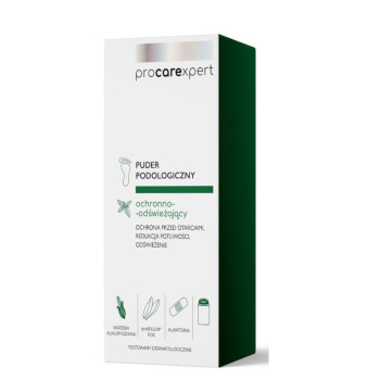 proCARExpert - Puder podologiczny ochronno-odświeżający 140g