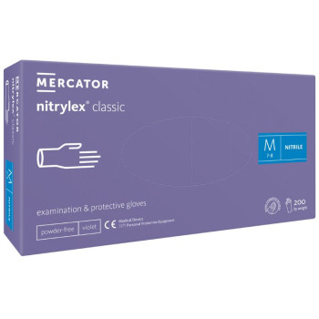 MERCATOR - rękawice nitrylex Classic VIOLET - M