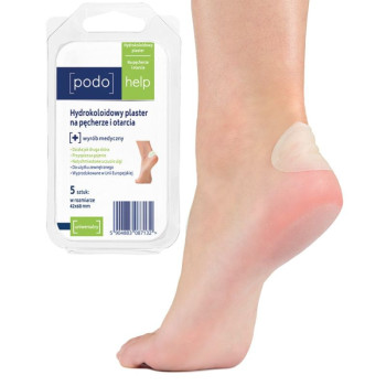 PODOhelp - hydrokoloidowy plaster na pęcherze i otarcia Z7U