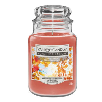 Yankee Candle - świeca duża - Copper Leaves