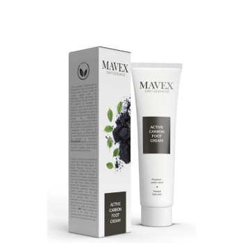 MAVEX - Foot Active Carbon Cream 100ml Krem przeciw poceniu i zapachowi