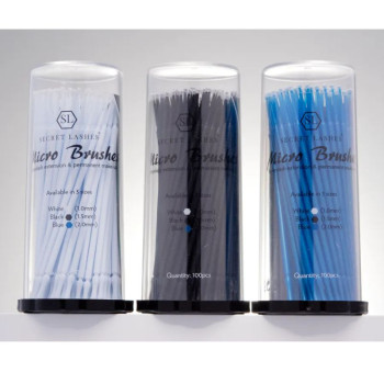Secret Lashes - aplikatory Micro Brush SL 100szt 2,0 niebieskie