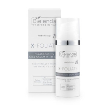 Bielenda - X-Foliate Regenerujący krem do twarzy 50ml.