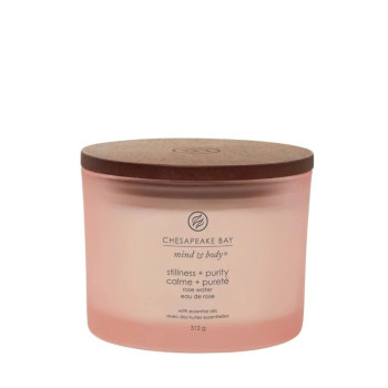 Yankee Candle - świeca duża z 3 knot. ROSE WATER