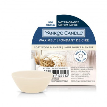 Yankee Candle - wosk Soft Wool & Amber