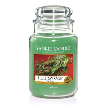 Yankee Candle - świeca duża -  Holiday Sage