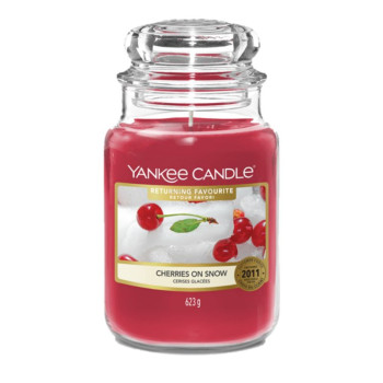 Yankee Candle - CHERRIES ON SNOW duży słoik