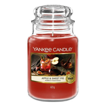 Yankee Candle - APPLE & SWEET FIG słoik duży