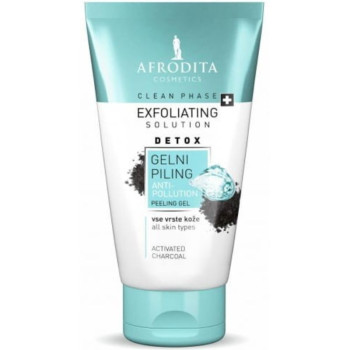 Afrodita - CLEAN PHASE peeling żelowy z węglem 75ml