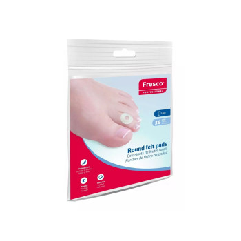 FRESCO Odciążenia filcowe okrągłe z otworem roz. L 35x2mm 36 szt.