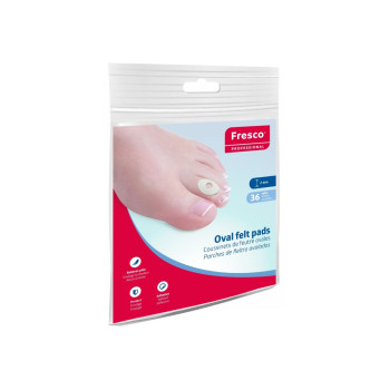 FRESCO OVAL 2 mm Odciążenia filcowe z otworem roz. L 36 szt.
