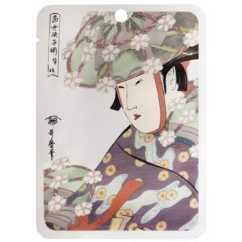 Mitomo - Maska UKIYO-E z wyciągiem z Aloesu i Kwiatem Wiśni