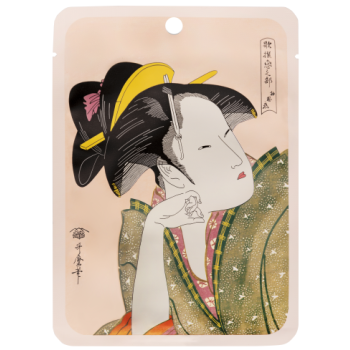Mitomo - Maska UKIYO-E z wyciągiem z zielonej herbaty MATCHA i Kwiatu Camelli