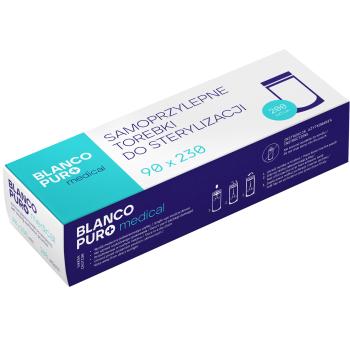 Torebki do sterylizacji Blanco Puro Papierowo Foliowe 90×230 200 szt.