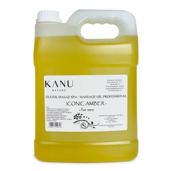 Kanu - Olejek do masażu – ICONIC AMBER for men 5l