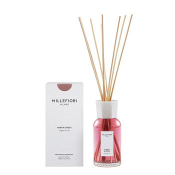 Millefiori Milano - pałeczki zapachowe 250ml Ambra & Rosa