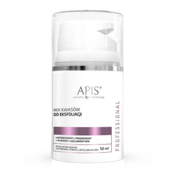 Apis - Mix kwasów do eksfoliacji laktobionowy + pirogronowy + mlekowy + azelainowy 40% - 50ml