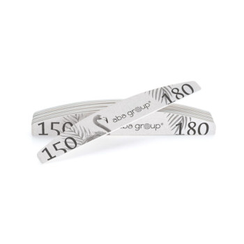Aba Group Pilnik do paznokci PÓŁKSIĘŻYC 150/180 STANDARD - FLAMING, 25 sztuk