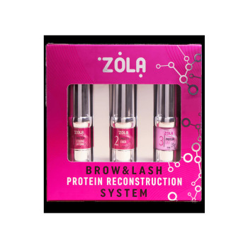 ZOLA Nowy zestaw do laminowania Brow&Lash Protein Reconstruction System