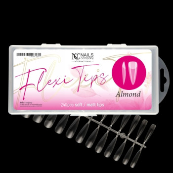 NC Nails Company - Flex Form ALMOND tips 240szt