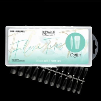 NC Nails Company - Flex Form COFFIN tips 240szt