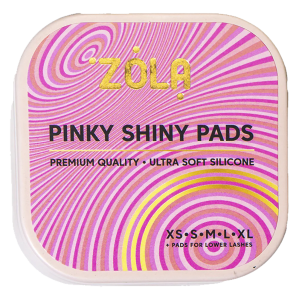ZOLA Silikonowe Wałeczki do laminacji Pinky Shiny (XS, S, M, L, XL)