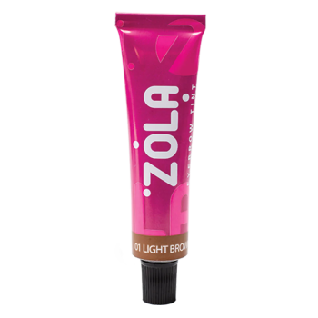 ZOLA Farba do Brwi z Kolagenem 01 Jasnobrązowa 15ml.