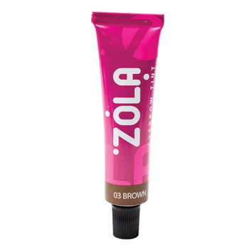 ZOLA Farba do Brwi z Kolagenem 03 Brązowa 15ml.
