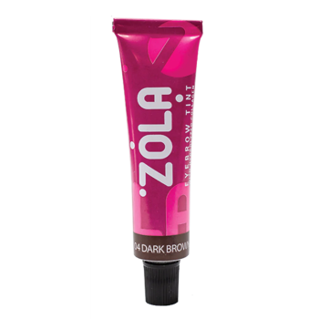 ZOLA Farba do Brwi z Kolagenem 04 Ciemnobrązowa 15ml.