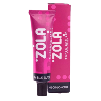 ZOLA Farba do Brwi z Kolagenem 06 Niebiesko-czarna 15ml.