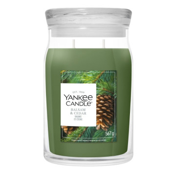 Świeca duża BALSAM & CEDAR FIRESIDE