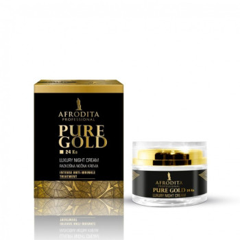 Afrodita Kozmetika - PURE GOLD - Krem ze złotem na noc - 50ml