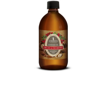 Afrodita Kozmetika - Olejek do masażu ciała i twarzy ARGAN & ŻURAWINA - 500ml