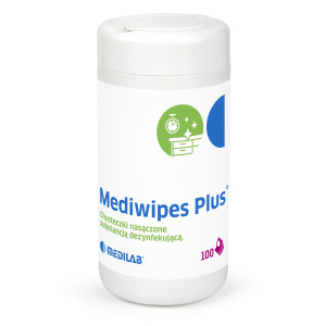 MEDILAB - Chusteczki MediWipes PLUS - BOX różowe