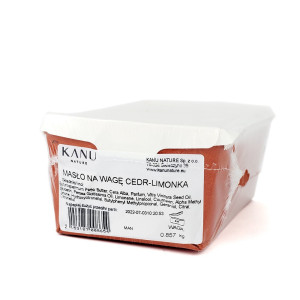 Kanu - Masło do masażu CEDR-LIMONKA (800g)