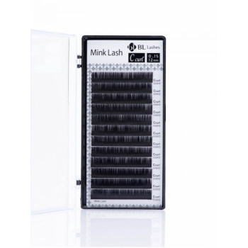 Secret Lashes - Rzęsy Flat MINK C 0,15 11mm