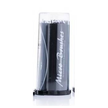 Secret Lashes - Aplikatory Micro Brush SL 1,5mm Czarne - 100szt