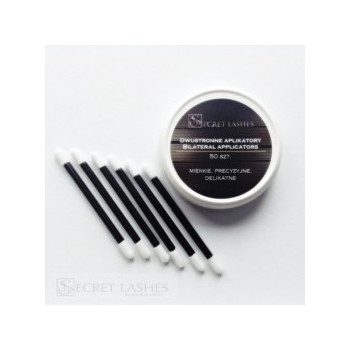 Secret Lashes - Aplikatory dwustronne 5mm - 50szt