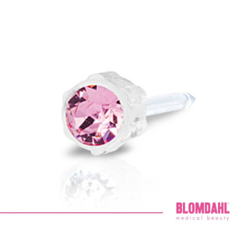 Blomdahl - Light Rose 4 mm - Plastik medyczny 1szt.