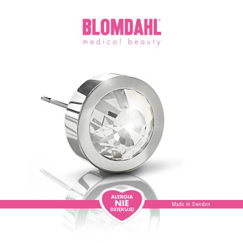 Blomdahl - Tytan medyczny - Grand Bezel Crystal 8 mm SFJ 1szt.