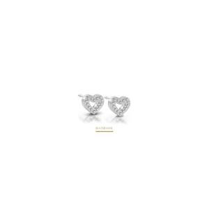 Blomdahl - MP B.Heart Hollow 10mm Crystal D