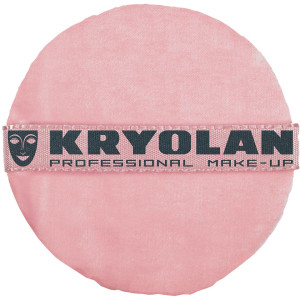 Kryolan - Premium Powder Puff Pink - Puszek Do Pudru 8cm