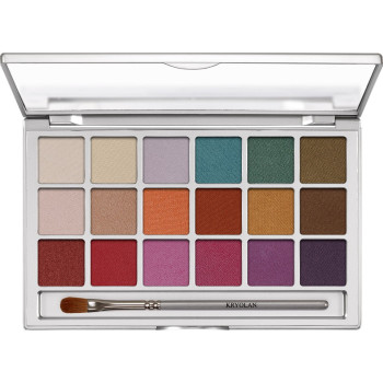 Kryolan - Eye Shadow Variety - Paleta Cieni Do Powiek 18 Kolorów - 20g