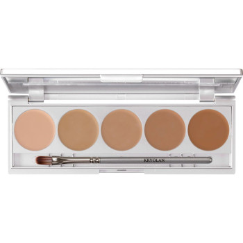 Kryolan - HD Micro Foundation Cache - Paleta Podkładów Kryjących 5 Kolorów - 10g