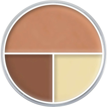 Kryolan - Ultra Foundation Trio - Kółko Podkładów Kryjących - 3 Kolory